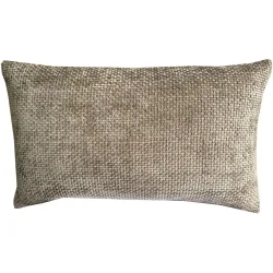 Zierkissenbezug Bliss Braun/Grau Polyester 30 cm 50 cm - Farbe: taupe - Zierkissenbezug
