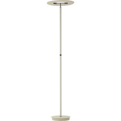 Stehlampe Monza Beige Aluminium/Eisen 39 cm 180 cm - Farbe: sand - LED - Lichtfarbe: Extra warmweiss - Stehlampe- LED Energiesparlampe