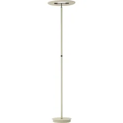 Stehlampe Monza Beige Aluminium/Eisen 39 cm 180 cm - Farbe: sand - LED - Lichtfarbe: Extra warmweiss - Stehlampe- LED Energiesparlampe