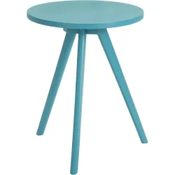 MyDeal Nachttisch Aya Blau Holz 40 cm - Farbe: petrol - Material: Holzwerkstoff - Nachttisch