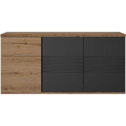 Sideboard Otello Braun Holz 47 cm 87 cm - Farbe: eiche - Material: Holzwerkstoff - Sideboard