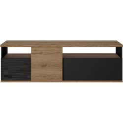 TV-Möbel Otello Braun Holz 47 cm 57 cm 182 cm - Farbe: eiche - Material: Holzwerkstoff - TV-Möbel