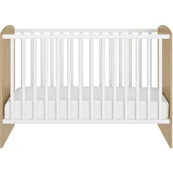 Babybett Arthur Braun Holz Höhenverstellbar (manuell) - Farbe: eiche - Material: Holzwerkstoff - Babybett