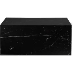 Beistelltisch Avero Schwarz/Weiss MDF 90 cm - Beistelltisch