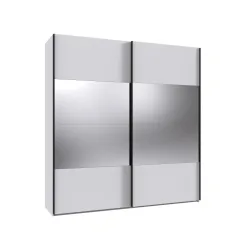 Kleiderschrank Enero Weiss Holzwerkstoff 225 cm 65 cm 208 cm - Kleiderschrank