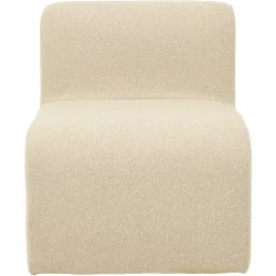 Sessel Mirellia Beige Polyester 96 cm 72 cm - Sessel