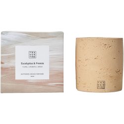 Duftkerze Reduced Braun Wachs 18 cm - Farbe: Terracotta - Duftkerze