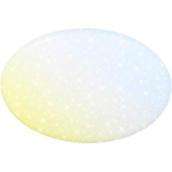 Deckenlampe Sannita Weiss Kunststoff/Metall 56 cm 8.5 cm - LED - Lichtfarbe: Extra warmweiss - Helles Neutralweiss - Deckenlampe- LED Energiesparlampe