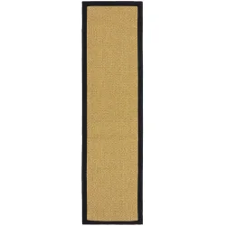Outdoor-Teppich Yoto braun/schwarz Anderes Muster Polyester/Polypropylen 60 x 230 cm - Outdoor-Teppich