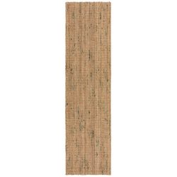 Teppich Tsumugi Braun/Grün Jute 60 cm 300 cm - Teppich