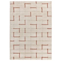 Teppich Zento Beige Polyethylen 133 cm 190 cm - Material: Polypropylen - Teppich