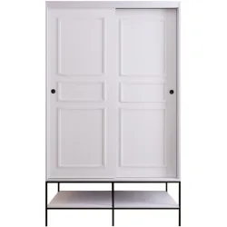 Kleiderschrank Uyumak Weiss Holzwerkstoff 164 cm 69 cm 39 cm - Material: Melamin - Kleiderschrank