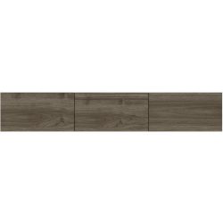 TV-Möbel Yasam Braun Holzwerkstoff 35 cm 14 cm 158 cm - Farbe: Walnuss - Material: Melaminbeschichtete Spanplatte - TV-Möbel
