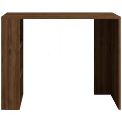 Schreibtisch Yemek Braun Holzwerkstoff 94 cm - Farbe: Walnuss - Material: Melamin - Schreibtisch