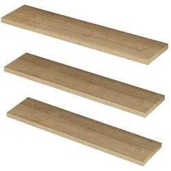 Wandregal Yemek Blau Kunststoff/Holz 1.8 cm 60 cm - Farbe: saphir - Material: Melamin - Wandregal