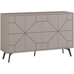 Konsole Yemek Braun Holzwerkstoff 62.4 cm - Farbe: Kaffee - Material: 100% Melaminbeschichtete Spanplatte - Konsole