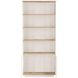 Bücherregal Yemek Braun Holzwerkstoff/Kunststoff 168.3 cm 77.5 cm - Farbe: Kiefer - Material: Melaninbeschichtete Mischholz (Spanplatte) - Bücherregal