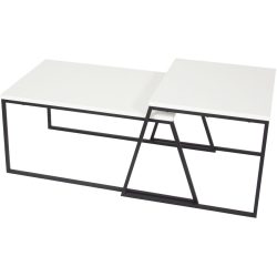 Yasam Weiss Holzwerkstoff 38 cm - Material: Melaminbeschichtete Spanplatte