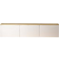 TV-Möbel Yasam Weiss Holzwerkstoff 35 cm 160 cm 32 cm - Material: Melaminbeschichtete Spanplatte - TV-Möbel