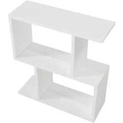 Beistelltisch Yasam Weiss Kunststoff 55.4 cm - Material: Melamin - Beistelltisch