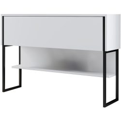 Kommode Yemek Schwarz Holzwerkstoff 120 cm 80 cm - Material: Melamin - Kommode