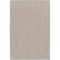 Teppich Karo Beige Polyethylen 160 cm 230 cm - Farbe: natur - Material: Polypropylen - Teppich