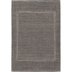 Teppich Tavo Braun/Schwarz Jute 80 cm 150 cm - Farbe: taupe - Teppich