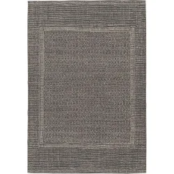 Teppich Tavo Braun/Schwarz Jute 80 cm 150 cm - Farbe: taupe - Teppich