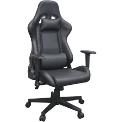 Bürostuhl Theron Schwarz Kunststoff/Nylon 70 cm 137 cm Höhenverstellbar (manuell) - Bürostuhl