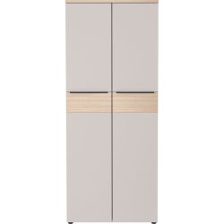 Aktenschrank Oviedo Beige Holzwerkstoff - Farbe: Kaschmir - Aktenschrank