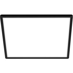 Deckenlampe Emma II Kunststoff schwarz 42cm - LED - Lichtfarbe: Kaltes Tageslichtweiss - Deckenlampe- LED Energiesparlampe