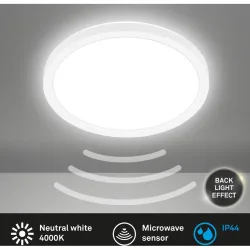 Deckenlampe Telefunken Weiss Kunststoff 24 cm 3 cm - LED - Lichtfarbe: Helles Neutralweiss - Deckenlampe- LED Energiesparlampe