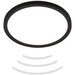 Deckenlampe Telefunken Schwarz Kunststoff 24 cm 3 cm - LED - Lichtfarbe: Helles Neutralweiss - Deckenlampe- LED Energiesparlampe