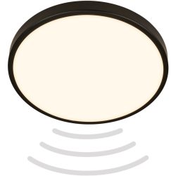 Deckenlampe Telefunken Schwarz Kunststoff 29 cm 6.5 cm - LED - Lichtfarbe: Warmweiss - Deckenlampe- LED Energiesparlampe