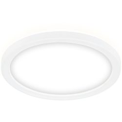 Deckenlampe Emma II Kunststoff weiss Ø19 cm - LED - Lichtfarbe: Helles Neutralweiss - Deckenlampe- LED Energiesparlampe