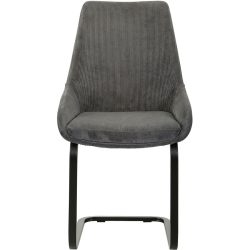 Stuhl Eden Swing Grau Polyester 63 cm - Farbe: Dunkelgrau - Stuhl