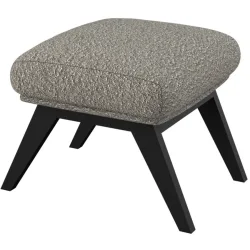 Hocker Halani Braun Stoff 41 cm 54 cm - Farbe: Macchiato - Hocker