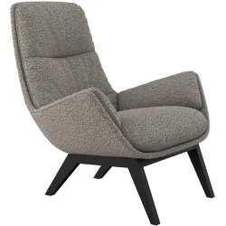 Sessel Halani Braun Stoff 93 cm 84 cm - Farbe: Macchiato - Sessel