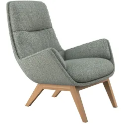 Sessel Halani Blau Stoff 93 cm 84 cm - Farbe: Sky Blue - Sessel