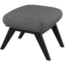 Hocker Halani Blau Stoff 41 cm 54 cm - Farbe: Navy Blue - Hocker