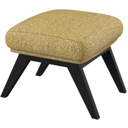 Hocker Halani Gelb Stoff 41 cm 54 cm - Farbe: senfgelb - Hocker