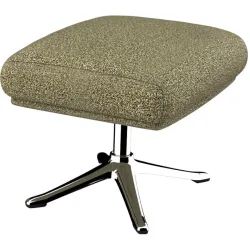 Hocker Halani Grün Stoff 41 cm 54 cm - Farbe: Olivgrün - Hocker