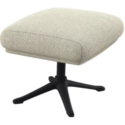 Hocker Halani Braun Stoff/Polyester 41 cm 54 cm - Farbe: Natural - Material: Stoff, polyester - Hocker