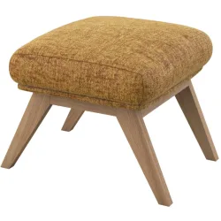 Hocker Halani Braun Stoff 41 cm 54 cm - Hocker