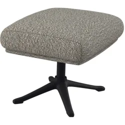 Hocker Halani Braun Stoff 41 cm 54 cm - Farbe: Macchiato - Hocker