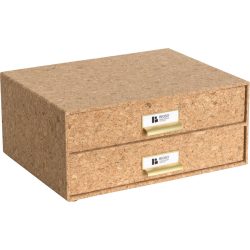 Bigso Box of Sweden - Schubladenbox, 33X25.5X14.5CM, Hellbraun