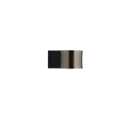 Designer-Wandlampe Bankamp Impulse bronze D 12 cm - LED - Lichtfarbe: Extra warmweiss - Material: Aluminium/Acryl - Designer-Wandlampe- LED