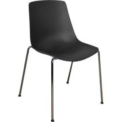 Bürostuhl Livio Schwarz Kunststoff 56 cm 88 cm - Material: Polypropylen - Bürostuhl