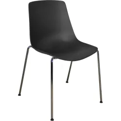 Bürostuhl Livio Schwarz Kunststoff 56 cm 88 cm - Material: Polypropylen - Bürostuhl