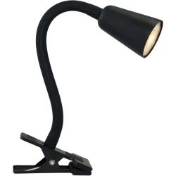 Klemmlampe Koko Metall schwarz matt GU10
